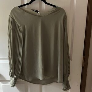 Elegant Olive Green Women's Top